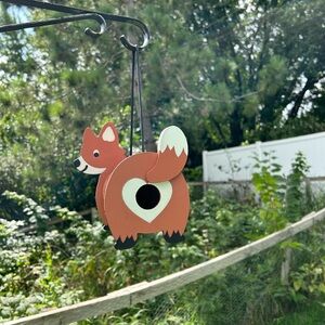 Handmade Charming Fox-Shaped Birdhouse